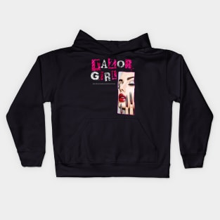 Razor Girl Kids Hoodie